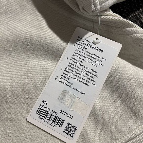 Lululemon Scuba Oversized Pullover *Wordmark RARE SPELLOUT - Picture 5 of 6